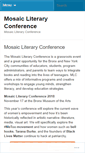 Mobile Screenshot of mosaiclitcon.com